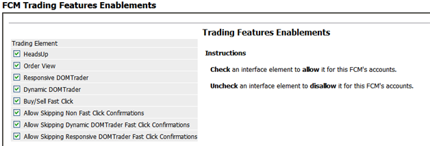 fcm trading enablements